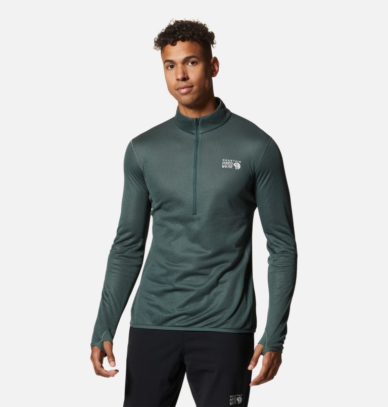 Men's AirMesh 1/2 Zip, Color: Black Spruce, image 1