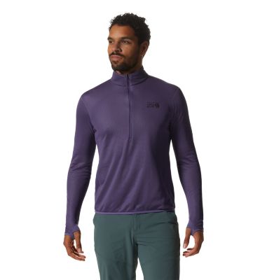 Men's AirMesh 1/2 Zip, Color: Allium