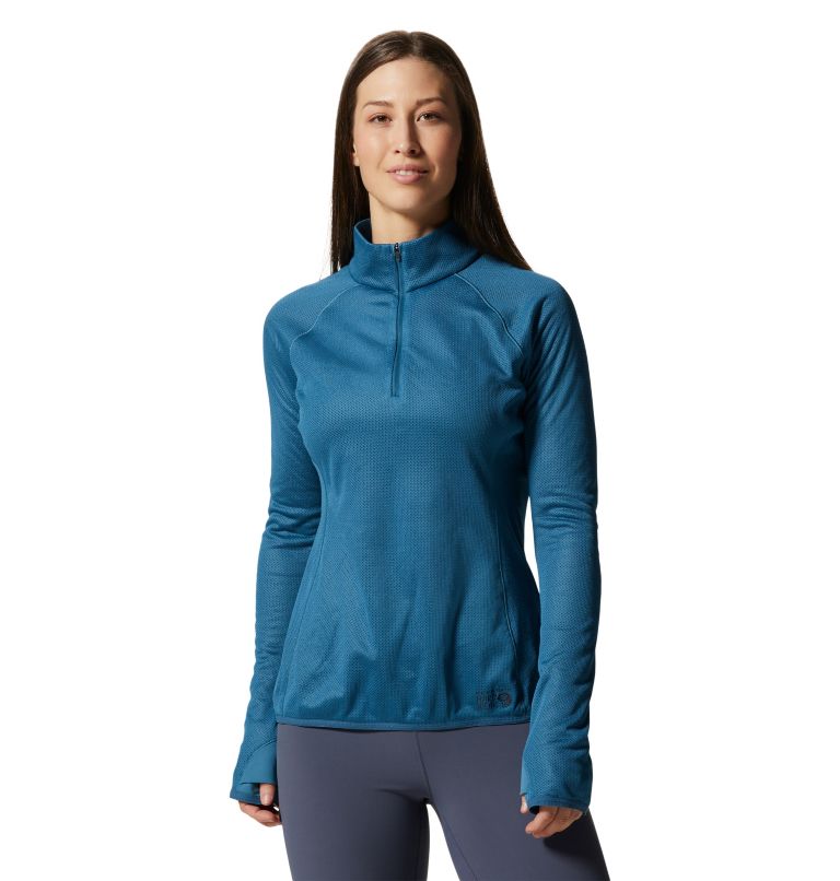AirMesh 1/2 Zip | 442 | M, Color: Caspian, image 1