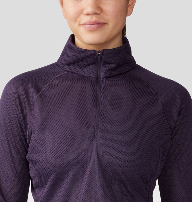 Chandail avec demi-fermeture éclair AirMesh Femme, Color: Blurple, image 4