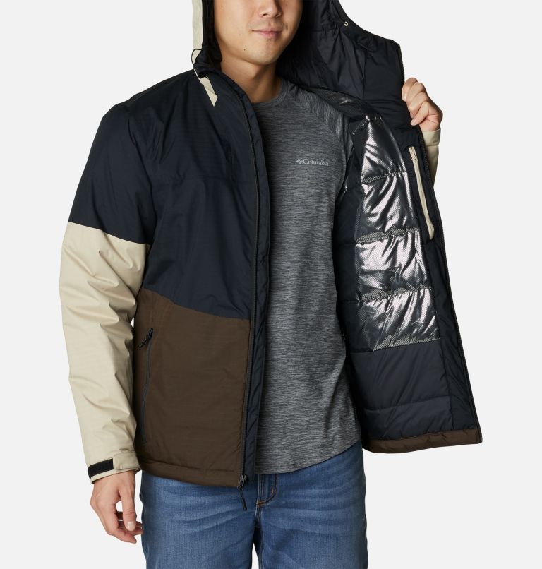 Thumbnail: Men's Point Park Insulated Jacket, Color: Black, Cordovan, Ancient Fossil, image 5