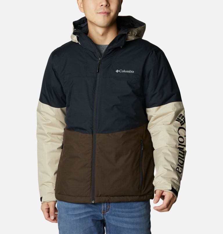 Thumbnail: Men's Point Park Insulated Jacket, Color: Black, Cordovan, Ancient Fossil, image 1