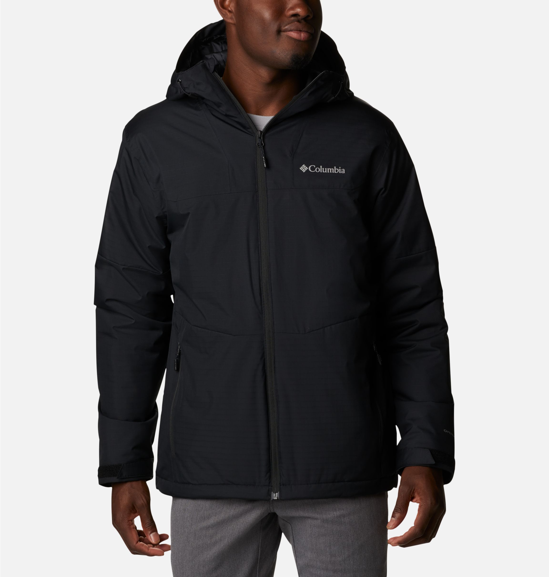 Columbia Men's Eddie Gorge Midlayer Jacket, Insulated Synthetic, Hooded,  Water Resistant