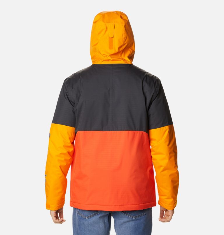 Men's Point Park Insulated Jacket, Color: Shark, Red Quartz, Flame Orange