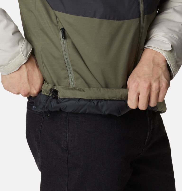 Men's Point Park Insulated Jacket, Color: Shark, Stone Green, Dark Stone, image 7