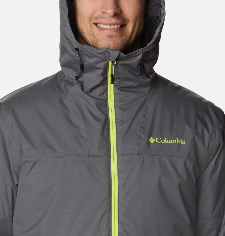 Thumbnail: Men's Point Park Waterproof Insulated Jacket, Color: City Grey, Shark, image 3