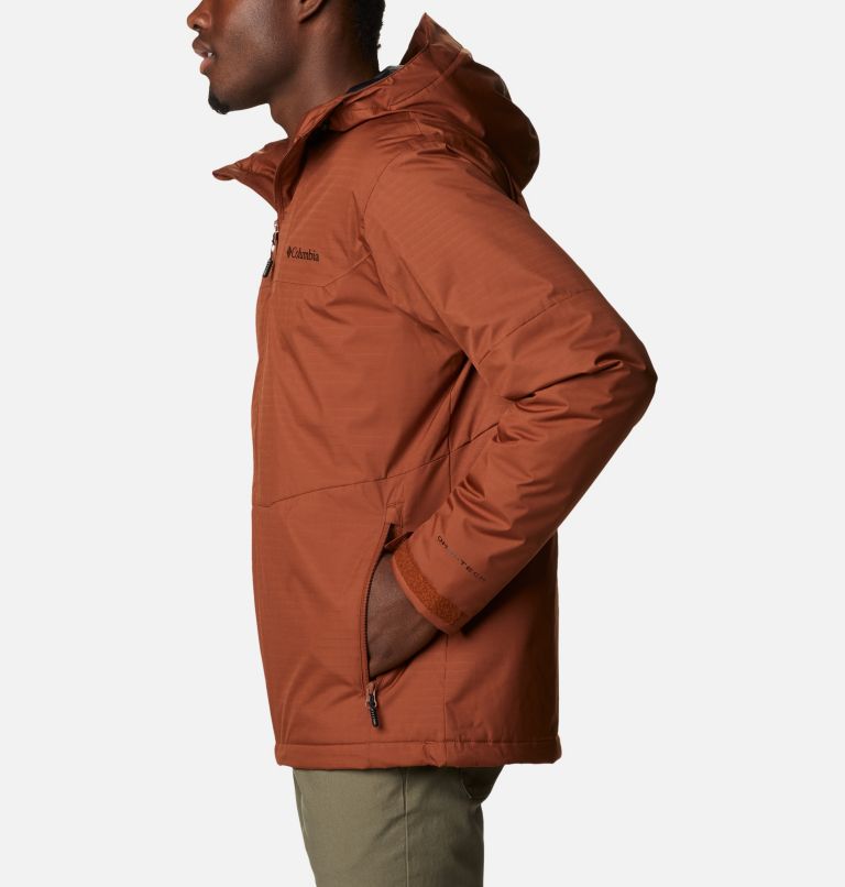 Men's Point Park Insulated Jacket, Color: Dark Amber, image 3