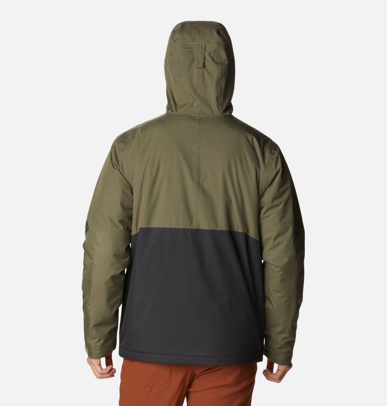 Men's Point Park Insulated Jacket, Color: Stone Green, Shark, image 2