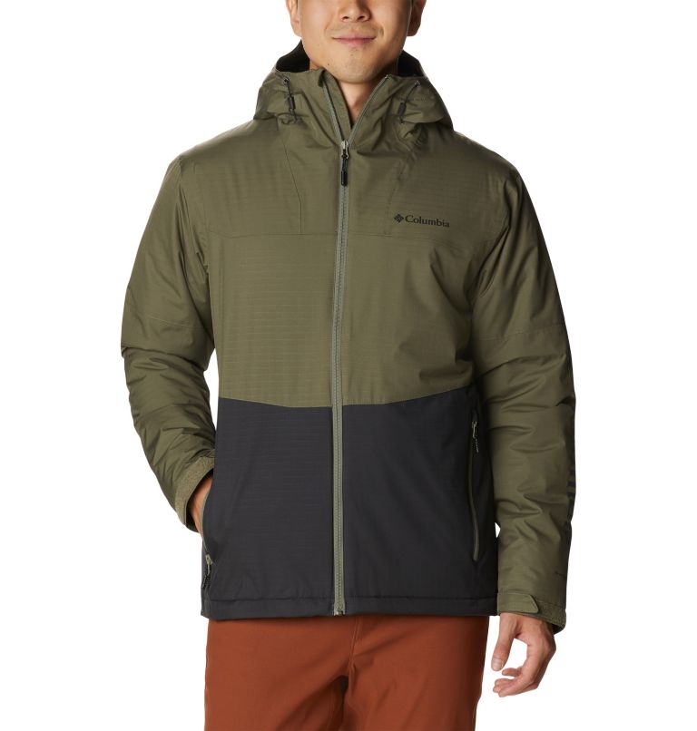 Point Park Insulated Jacket | 398 | XXL, Color: Stone Green, Shark, image 1
