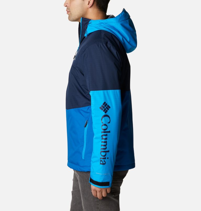 Thumbnail: Men's Point Park Insulated Jacket, Color: Coll Navy, Bright Indigo, Compass Blue, image 3