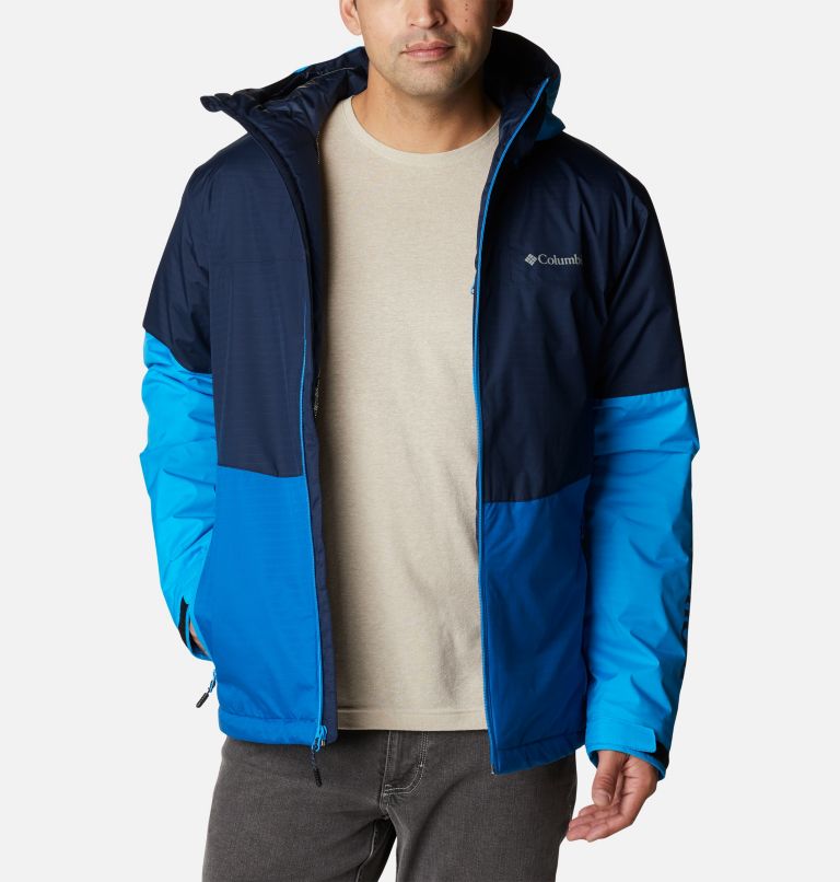 Men's Point Park Insulated Jacket, Color: Coll Navy, Bright Indigo, Compass Blue, image 8