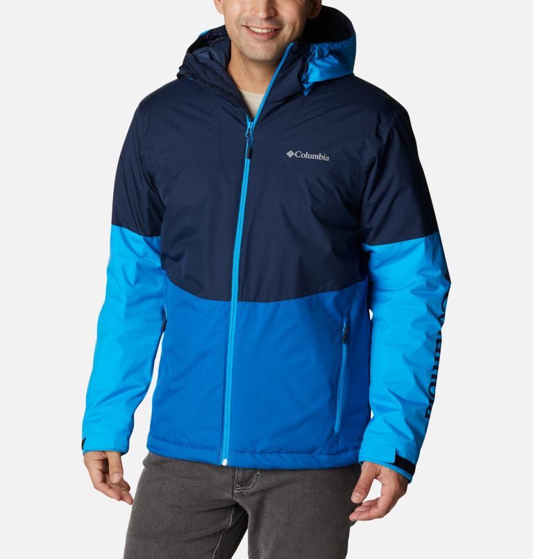 Men's Point Park Insulated Jacket, Color: Coll Navy, Bright Indigo, Compass Blue, image 1
