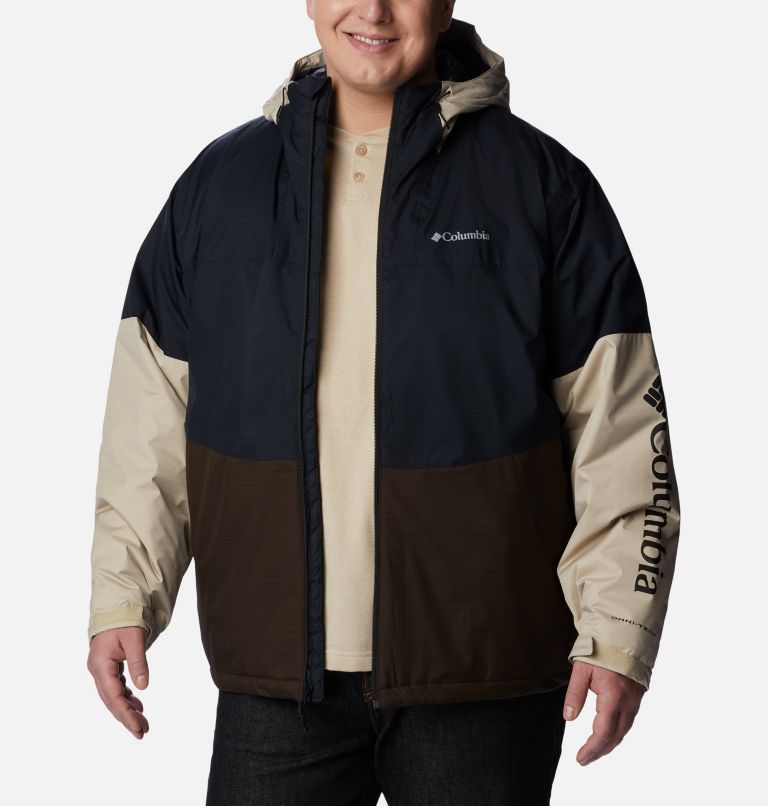 Men's Point Park Insulated Jacket - Big, Color: Black, Cordovan, Ancient Fossil, image 8