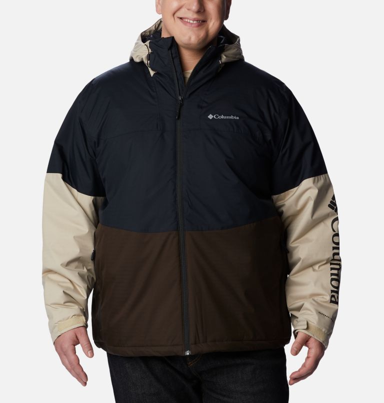 Thumbnail: Men's Point Park Insulated Jacket - Big, Color: Black, Cordovan, Ancient Fossil, image 1