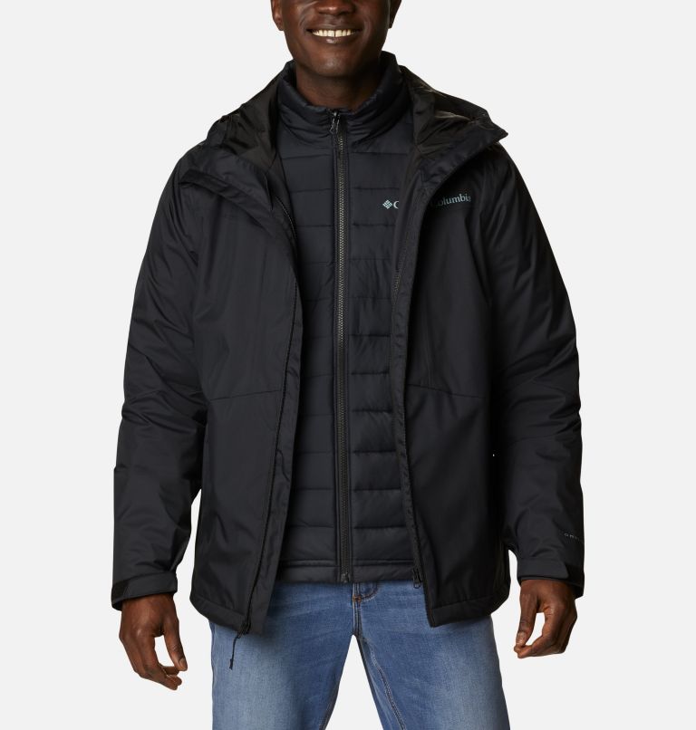 Thumbnail: Men's Wallowa Park Interchange Jacket, Color: Black, image 10