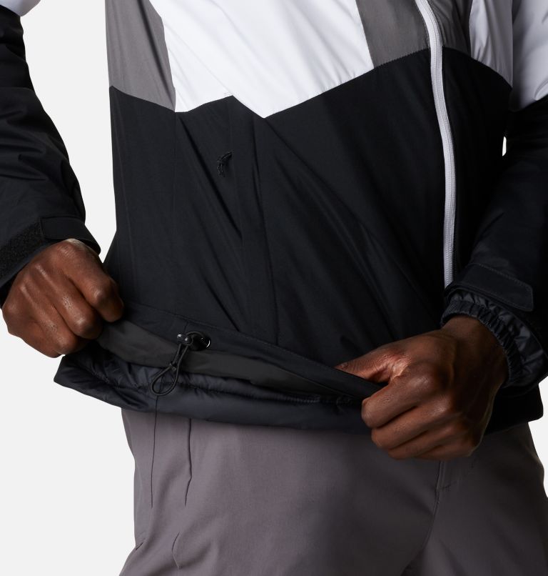 Men's Wallowa Park Waterproof 3-in-1 Interchange Jacket, Color: Black, City Grey, White, image 6