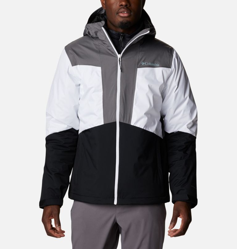 Men's Wallowa Park Waterproof 3-in-1 Interchange Jacket, Color: Black, City Grey, White, image 1