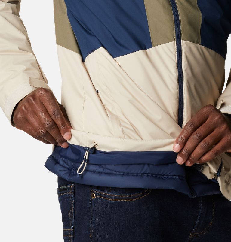 Wallowa Park Interchange Jacket | 271 | XXL, Color: Ancient Fossil, Stone Green, Coll Navy, image 6