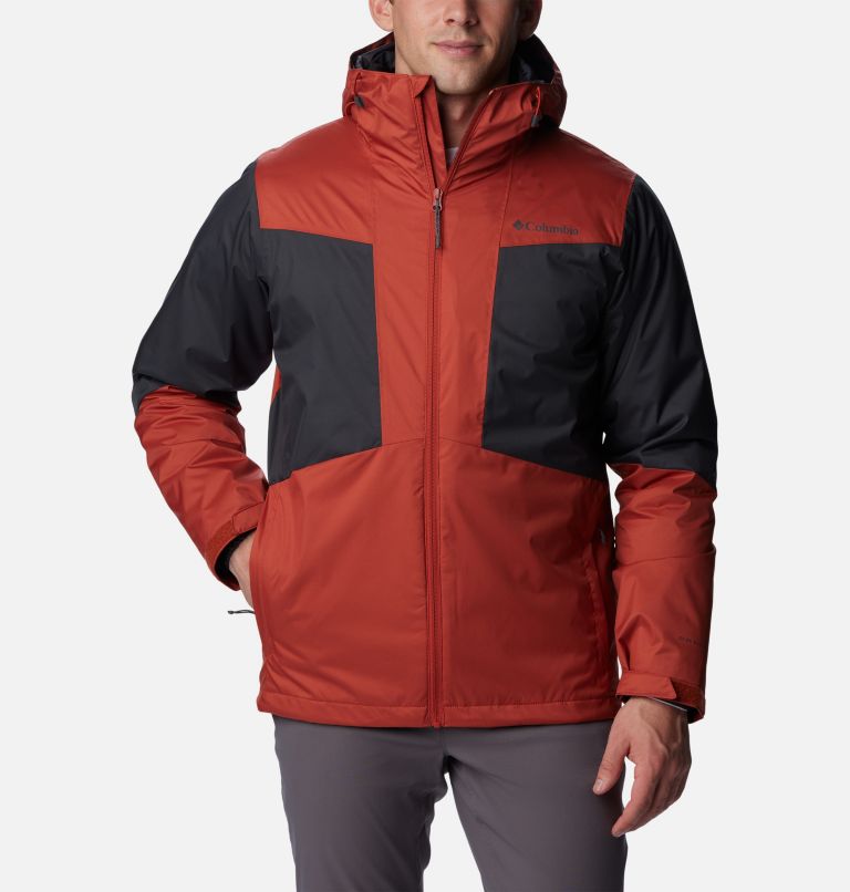 columbia interchange jacket mens Large red Sportswear company