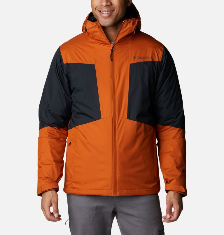 Thumbnail: Men's Wallowa Park Interchange Jacket, Color: Warm Copper, Black, image 1