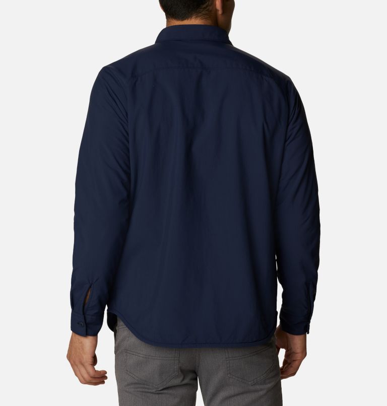 Men's Outdoor Elements Shirt Jacket, Color: Collegiate Navy