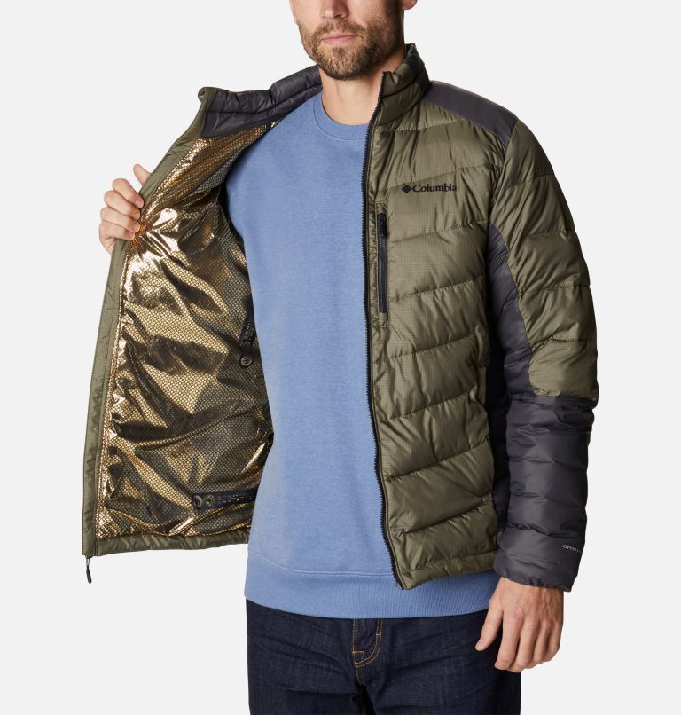 Thumbnail: Men's Labyrinth Loop Omni-Heat Infinity Insulated Jacket, Color: Stone Green, Shark, image 5