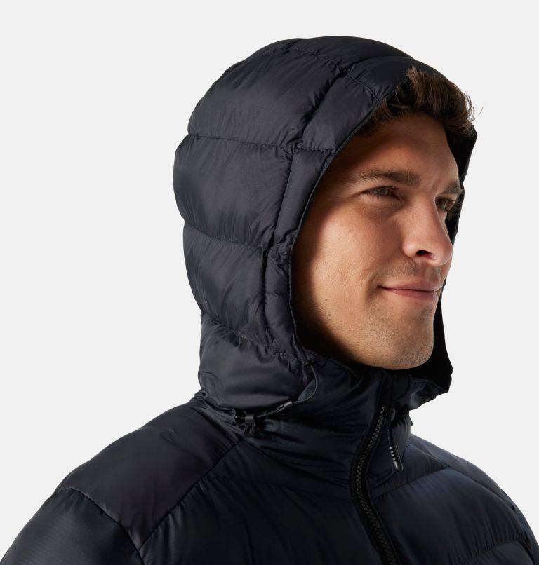 Men's Labyrinth Loop Insulated Hooded Jacket - Tall, Color: Black, image 4