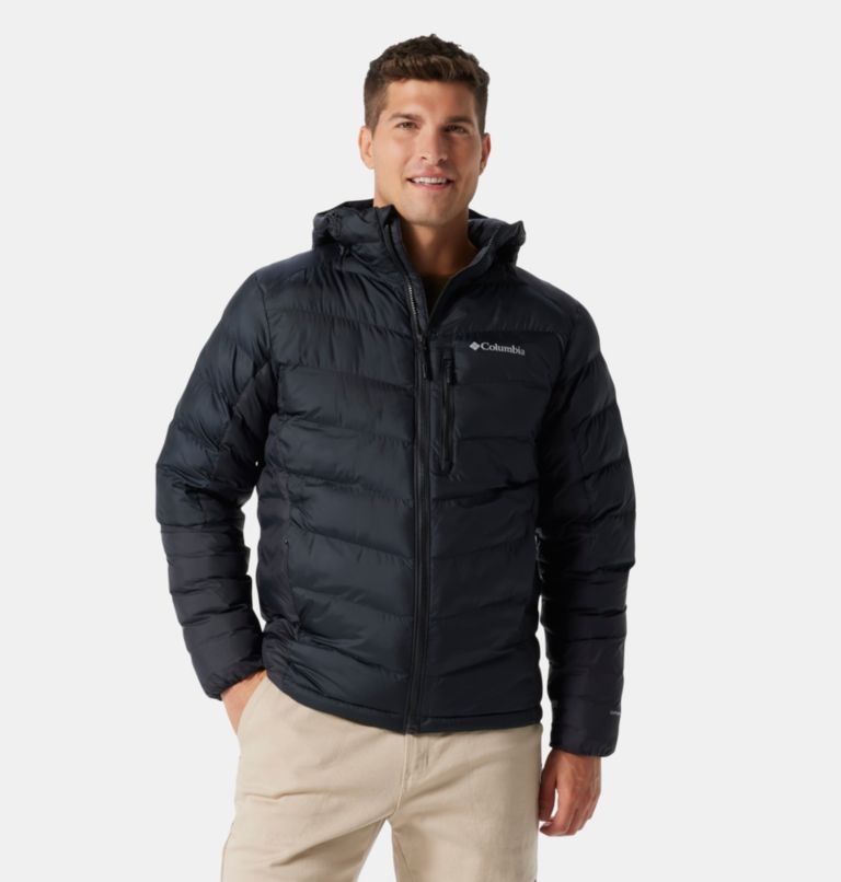Men's Labyrinth Loop Omni-Heat Infinity Insulated Hooded Jacket, Color: Black