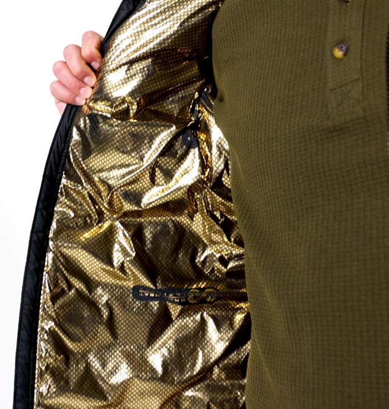 Men's Labyrinth Loop Insulated Hooded Jacket, Color: Black