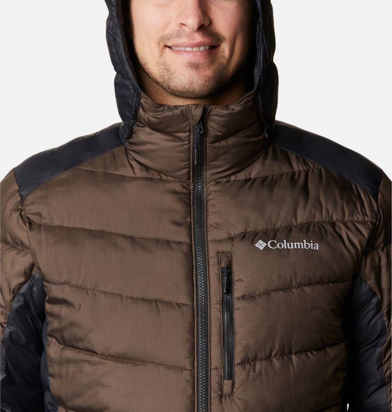 Men's Labyrinth Loop Omni-Heat Infinity Insulated Hooded Jacket, Color: Cordovan, Black, image 4