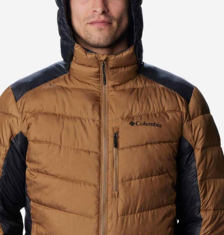Thumbnail: Men's Labyrinth Loop Insulated Hooded Jacket, Color: Delta, Black, image 4