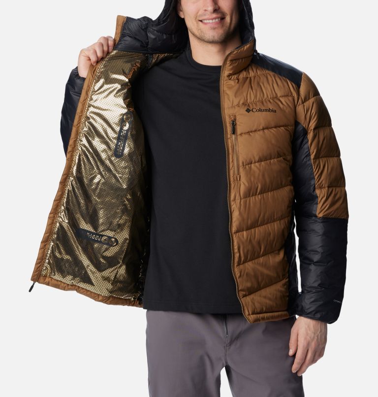 Buy Columbia Kids Boys Black Powder Lite Hooded Full Sleeve Trekking-Hiking  Jacket online