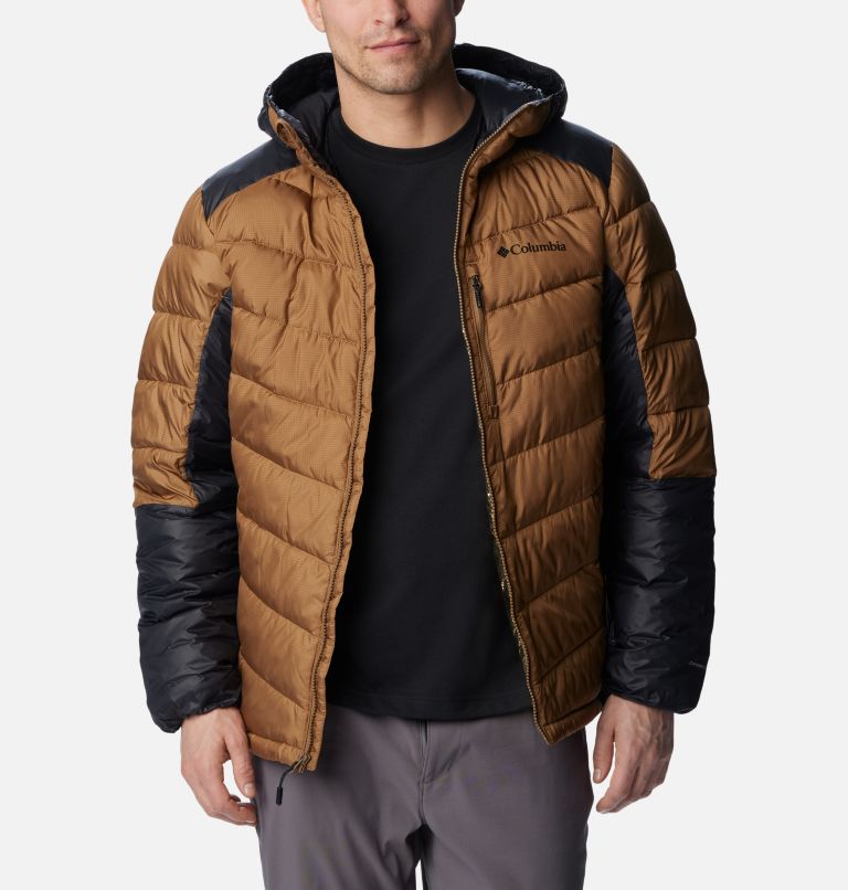 Men's Labyrinth Loop Insulated Hooded Jacket, Color: Delta, Black, image 8