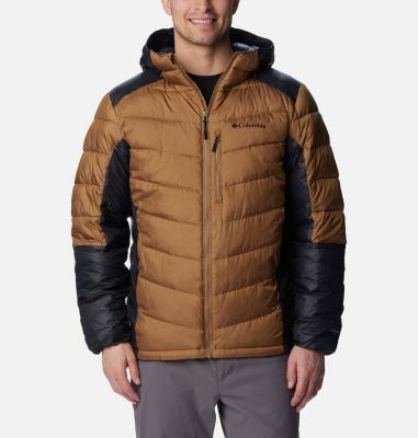 Men's Labyrinth Loop Insulated Hooded Jacket, Color: Delta, Black