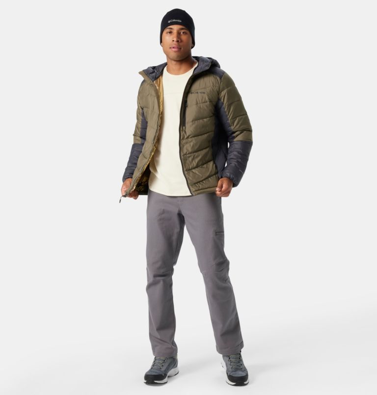 Thumbnail: Men's Labyrinth Loop Omni-Heat Infinity Insulated Hooded Jacket, Color: Stone Green, Shark, image 9