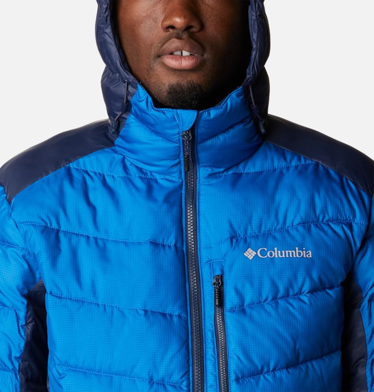 Thumbnail: Men's Labyrinth Loop Omni-Heat Infinity Insulated Hooded Jacket, Color: Bright Indigo, Collegiate Navy, image 4