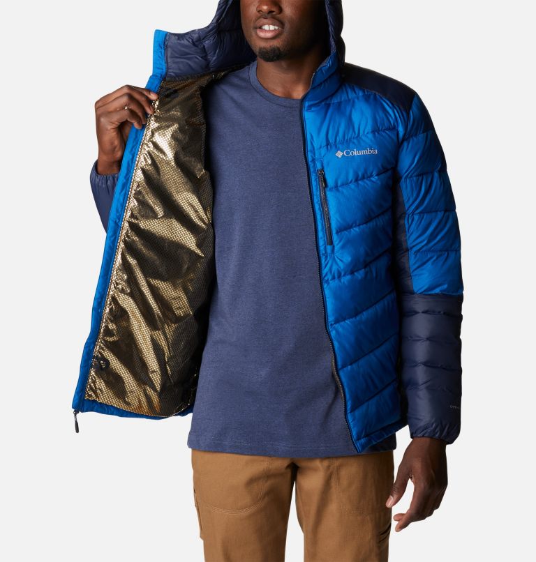 Thumbnail: Men's Labyrinth Loop Omni-Heat Infinity Insulated Hooded Jacket, Color: Bright Indigo, Collegiate Navy, image 5