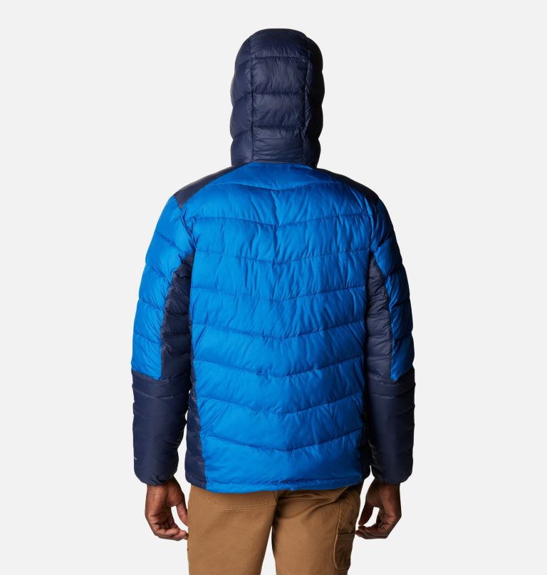 Labyrinth Loop Hooded Jacket | 432 | XL, Color: Bright Indigo, Collegiate Navy, image 2