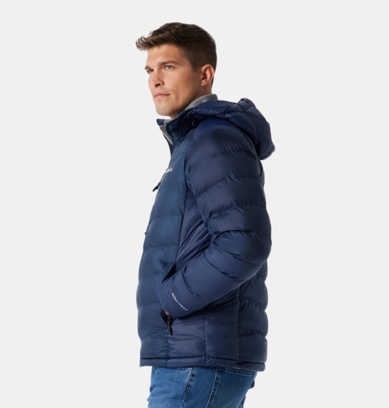 Men's Labyrinth Loop Omni-Heat Infinity Insulated Hooded Jacket, Color: Collegiate Navy