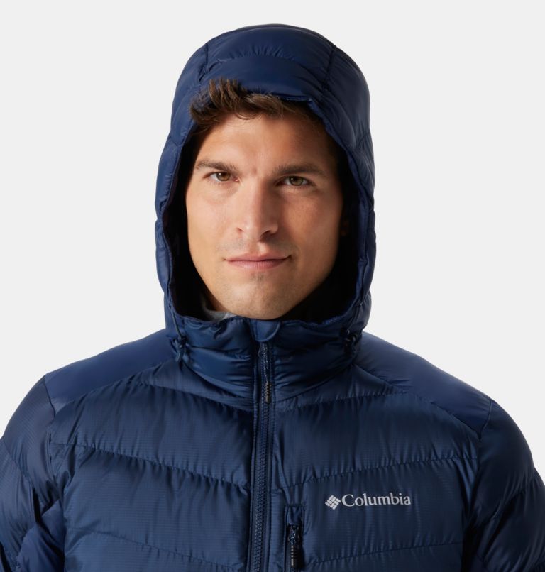 Men's Labyrinth Loop Omni-Heat Infinity Insulated Hooded Jacket - Tall, Color: Collegiate Navy, image 4