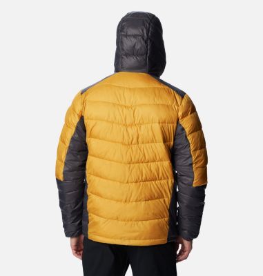 Men's Labyrinth Loop Insulated Hooded Jacket, Color: Raw Honey, Shark