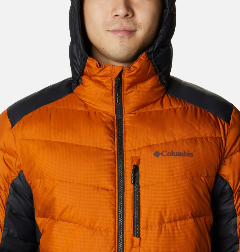 Men's Labyrinth Loop Omni-Heat Infinity Insulated Hooded Jacket, Color: Warm Copper, Black, image 4