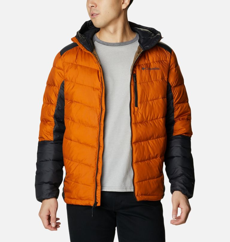Thumbnail: Men's Labyrinth Loop Omni-Heat Infinity Insulated Hooded Jacket - Tall, Color: Warm Copper, Black, image 8