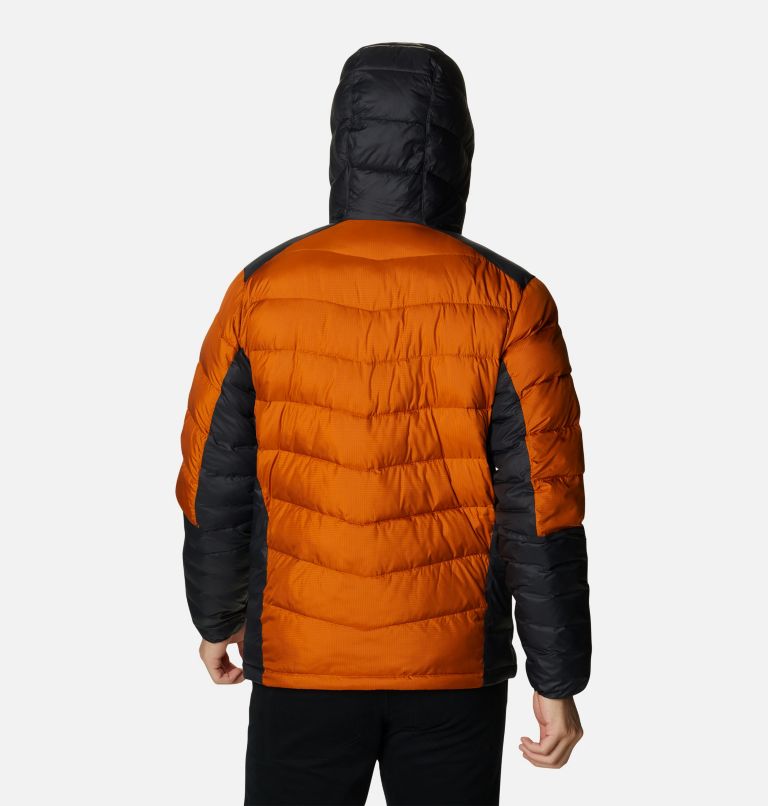 Men's Labyrinth Loop Insulated Hooded Jacket, Color: Warm Copper, Black, image 2