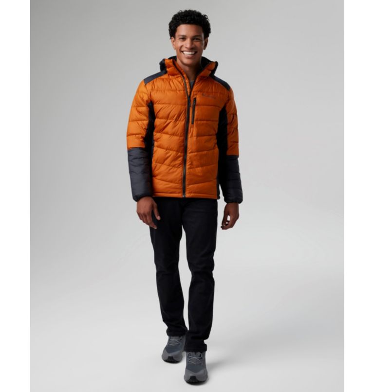 Thumbnail: Men's Labyrinth Loop Omni-Heat Infinity Insulated Hooded Jacket, Color: Warm Copper, Black, image 11