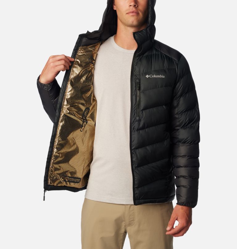 Men's Labyrinth Loop Insulated Hooded Jacket, Color: Black, image 5