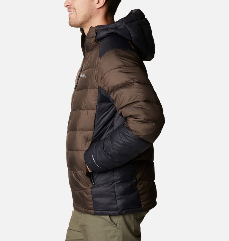 Thumbnail: Men's Labyrinth Loop Insulated Hooded Jacket, Color: Cordovan, Black, image 3