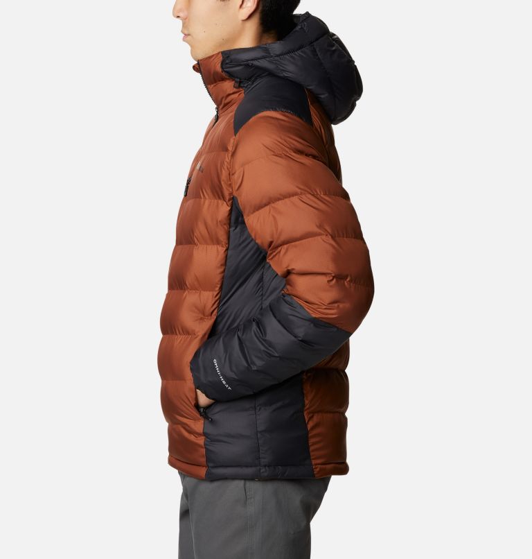 Labyrinth Loop Hooded Jacket | 242 | S, Color: Dark Amber, Black, image 3