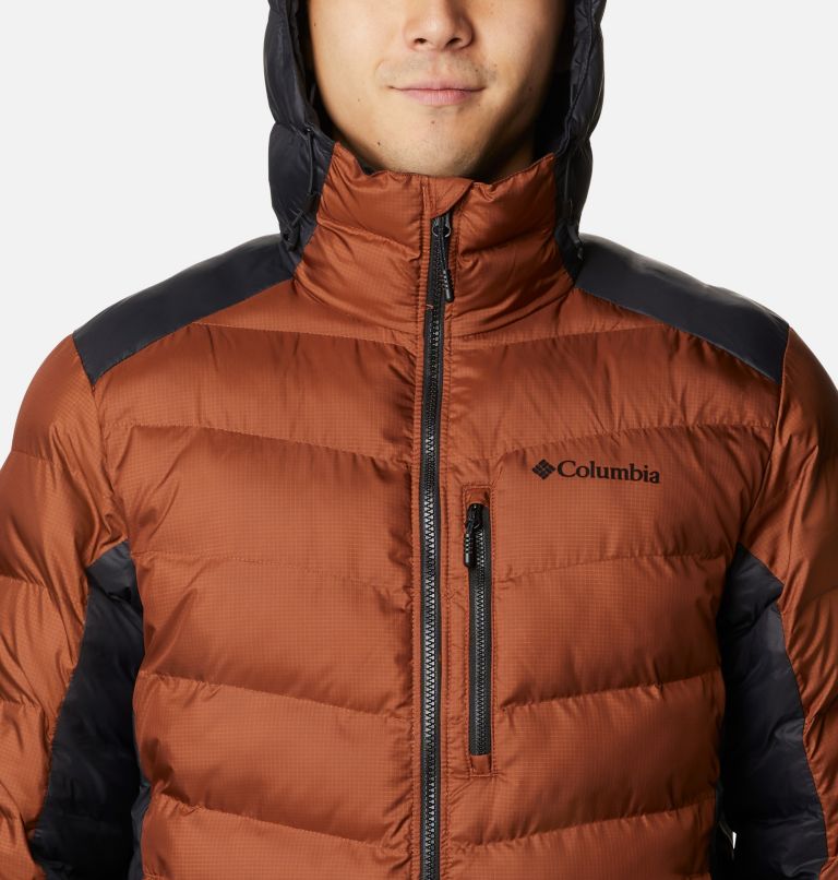 Labyrinth Loop Hooded Jacket | 242 | S, Color: Dark Amber, Black, image 4