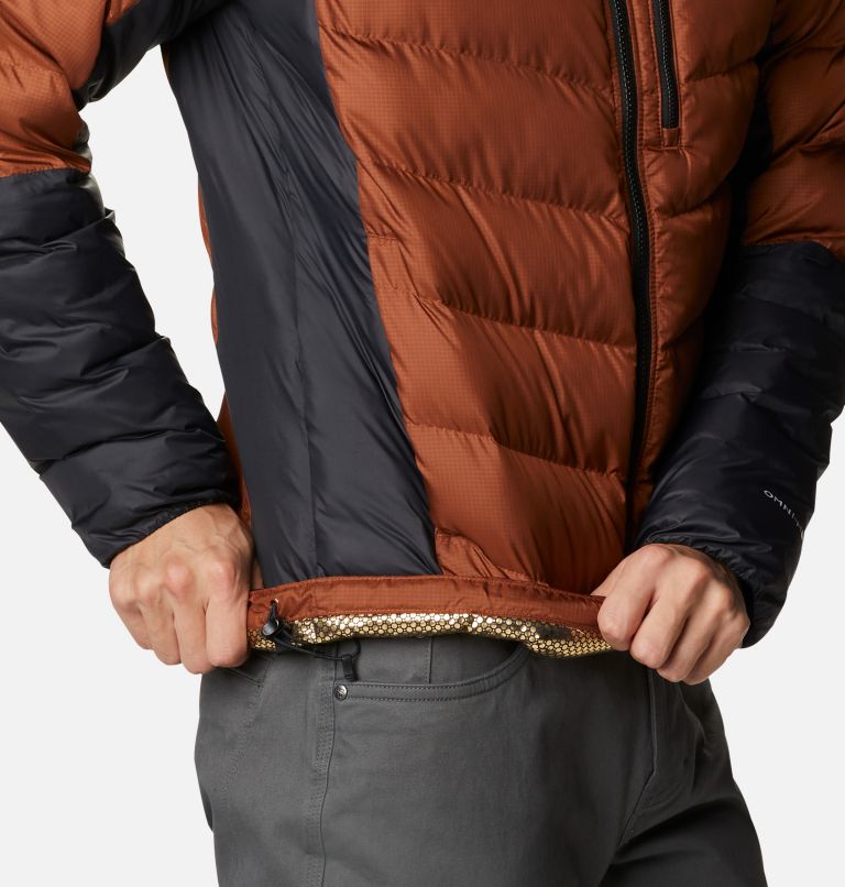 Labyrinth Loop Hooded Jacket | 242 | S, Color: Dark Amber, Black, image 6